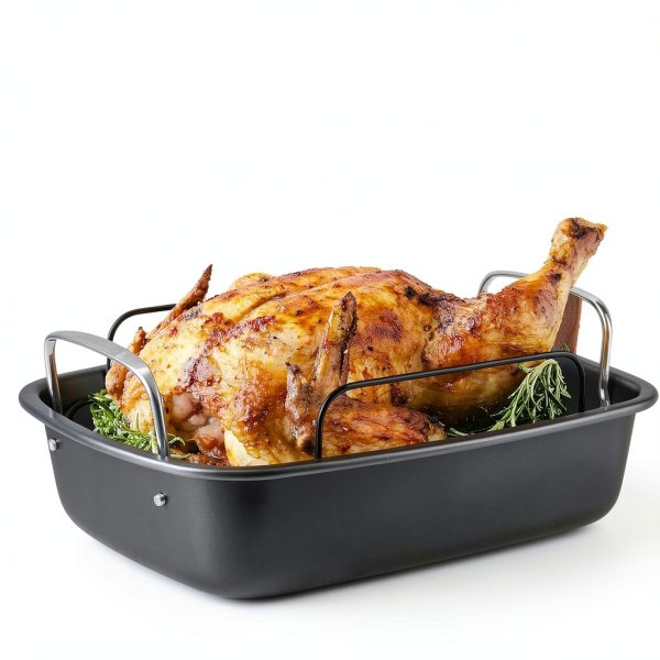 EWFEN Carbon Steel Roasting Pan Nonstick-6