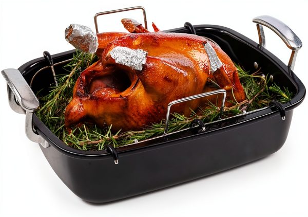 Turkey Roasting Pan UUKRAVE Carbon Steel 25lb-0