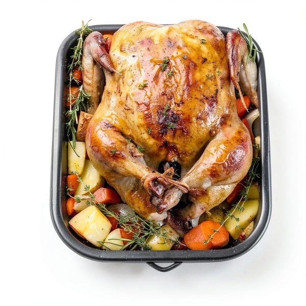 DIMESHY Roasting Pan Porcelain Enamel Dishwasher Safe-5