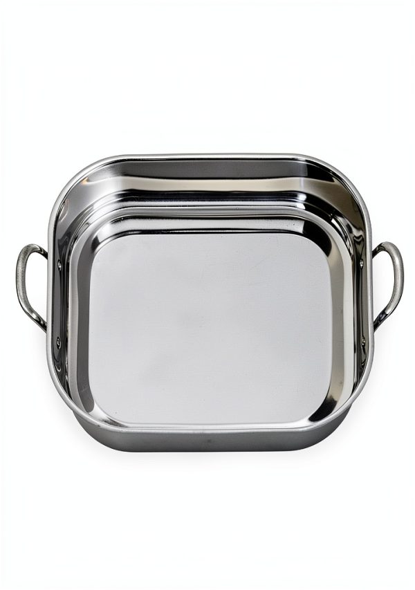 Amazon Basics Stainless Steel Roasting Pan with Rack-2