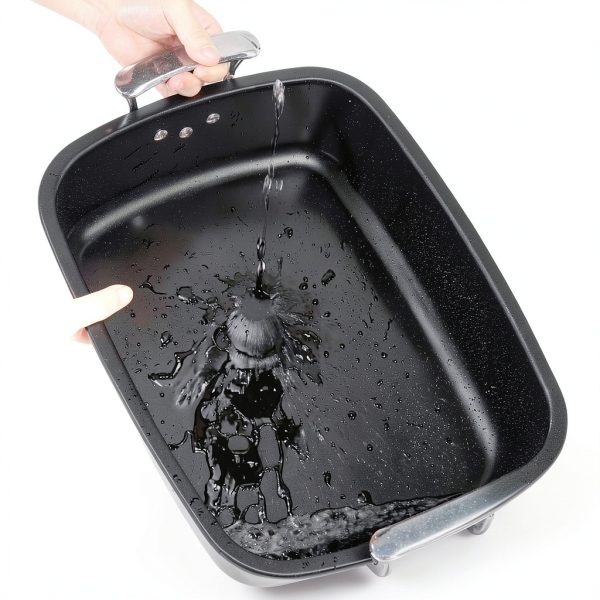 Turkey Roasting Pan UUKRAVE Carbon Steel 25lb-5