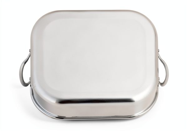 Amazon Basics Stainless Steel Roasting Pan with Rack-3