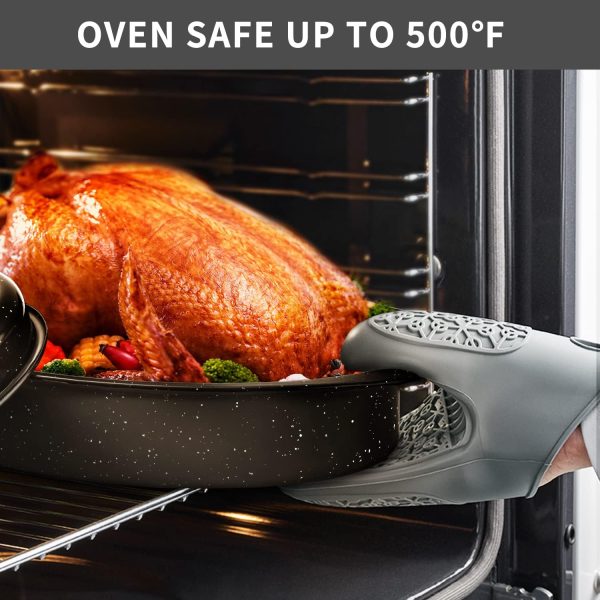 Kendane Roasting Pan Stainless Steel 18 inch Oven-3
