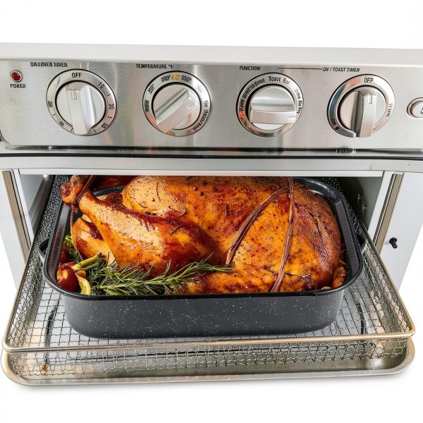 QPMR Roasting Pan Carbon Steel Dishwasher Safe 25lb Capacity-2
