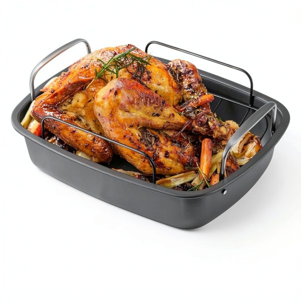 EWFEN Carbon Steel Roasting Pan Nonstick-1