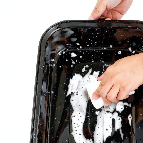 QPMR Roasting Pan Carbon Steel Dishwasher Safe 25lb Capacity-5