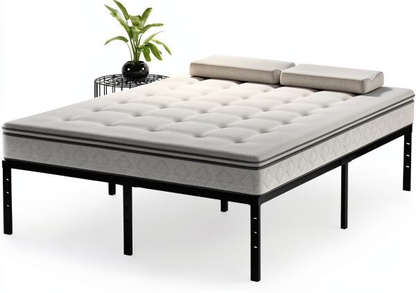 Maenizi Queen Bed Frame Metal Platform-3
