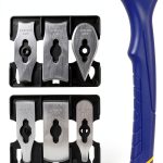 Paint Scraper MANUFORE Soft Grip Contour Set with 6 Steel Blades-0
