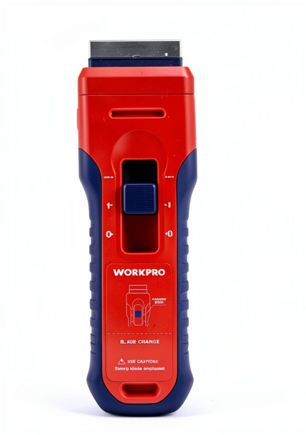 WORKPRO Retractable Razor Blade Scraper with 56 Blades, Built-in Storage Cleaning Scraper Tool for Paint Stickers Adhesive Glass Ceramic Wood-6