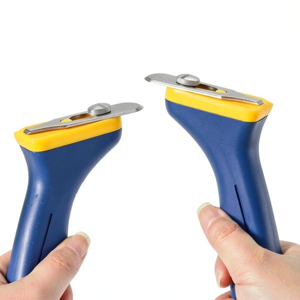 Paint Scraper MANUFORE Soft Grip Contour Set with 6 Steel Blades-3