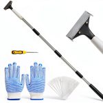 Floor Scraper Greeily Adjustable Long Handle Steel Paint Scraper-0