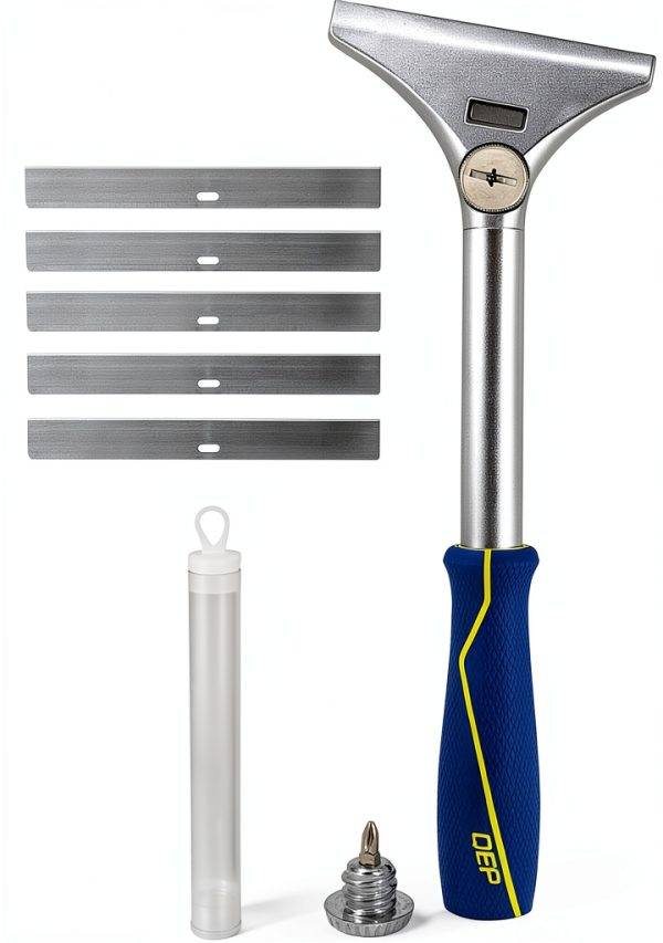 Floor and Wall Razor Scraper by ROBERTS 4" Stainless Steel Blade-3