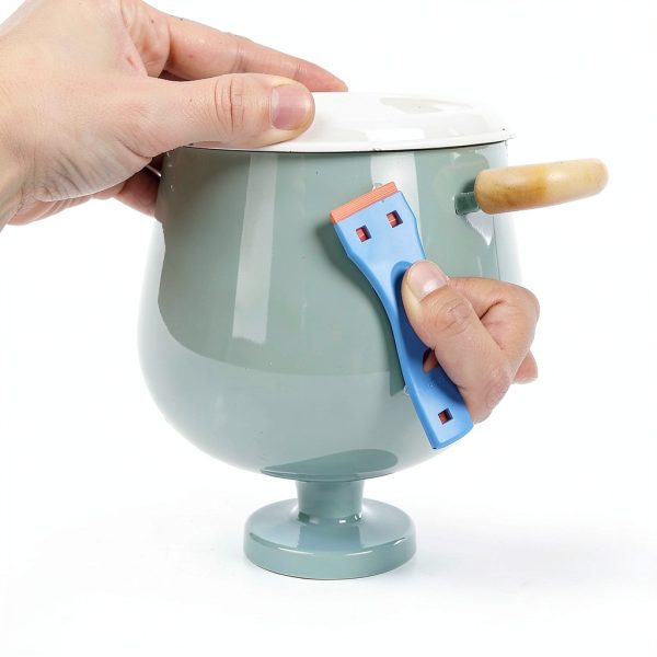 Plastic Razor Blade Scraper by WORKPRO 3-Piece Set with 120 Blades-5
