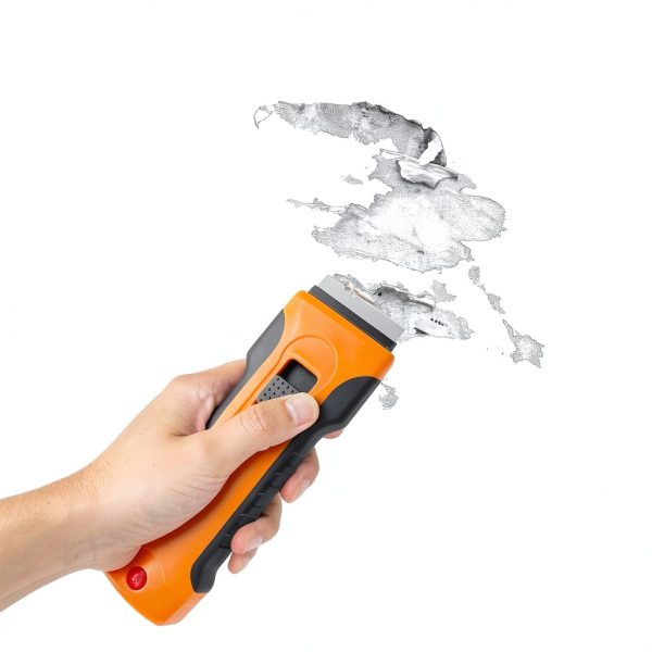 Razor Blade Scraper Tool with 5pcs Extra Blades, Cleaning Razor Scraper, Glass Top Stove Scraper for Oven Door, Cooktop Scraper, Glass Scraper Cleaning Paint-5