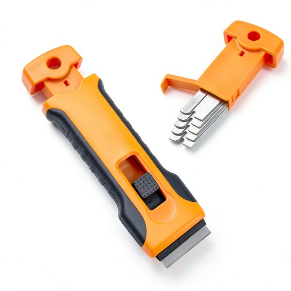 Razor Blade Scraper Tool with 5pcs Extra Blades, Cleaning Razor Scraper, Glass Top Stove Scraper for Oven Door, Cooktop Scraper, Glass Scraper Cleaning Paint-3