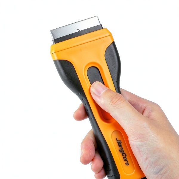 Razor Blade Scraper Tool with 15 Extra SK5 Blades - Multi-Surface for Glass Tile Window Car Cooktops - Stainless Steel, Cleaning & Paint Removal Tool-1