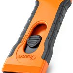 Razor Blade Scraper with 15 Extra Blades: Multi-Surface Cleaning Tool for Glass, Ceramic Cooktops, Ovens, Glass Top Stoves and Foot - Removes Burned-On Food, Tough Stains, Dirt, Stickers, and Paint-0