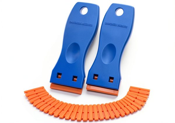Plastic Razor Blade Scraper by LINKOceans 100 Blade POM Paint Scraper-3