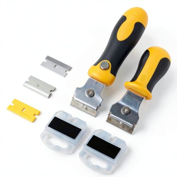 Bates Razor Blade Scraper Set Adjustable Handle with 20 Extra Blades-2